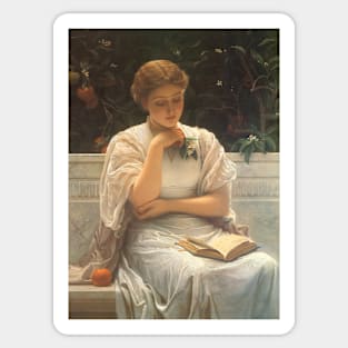 In the Orangery by Charles Perugini Sticker